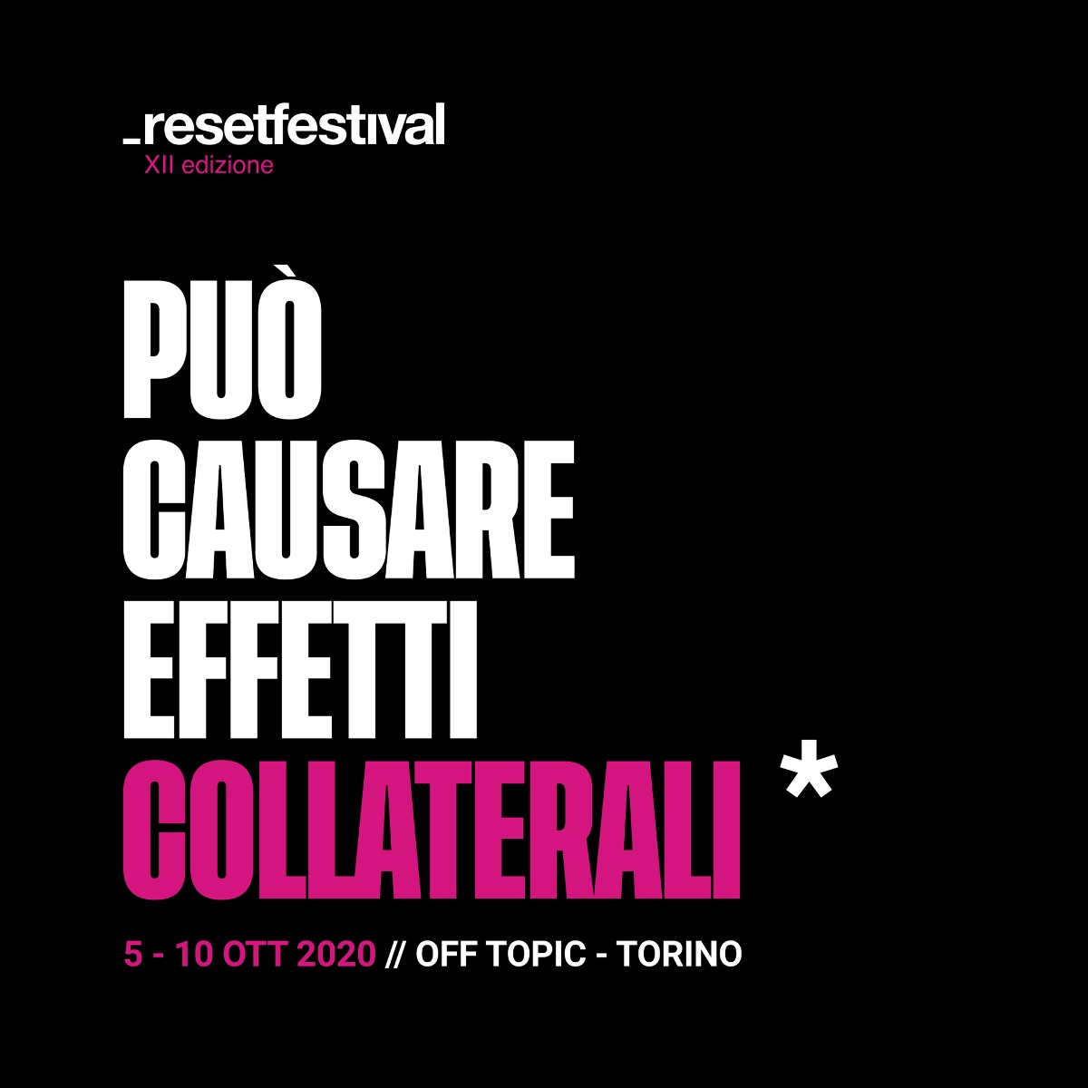 resetfestival XII edizione